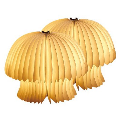 BlueAcorn 2-Pack Mushroom  Portable Pocket Lamp – Foldable Ambient Lamp for Home Décor, Travel & Camping