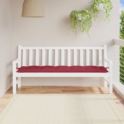 vidaXL Garden Bench Cushion Wine Red 70.9"x19.7"x2.8" Oxford Fabric