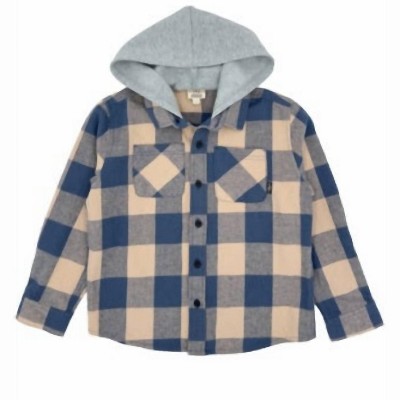 Boy's Kid's Flannel Hoodie - feather 4 arrow