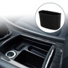 Unique Bargains Car Trash Can Portable Car Door Trash Bin Black 1 Pc 7.1" Length 3.2" Width 5.1" Height ABS - 2 of 4