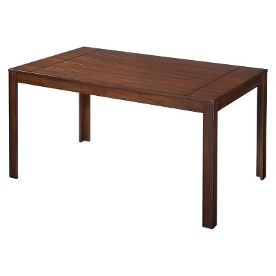 Andres Distressed Dining Table - Espresso