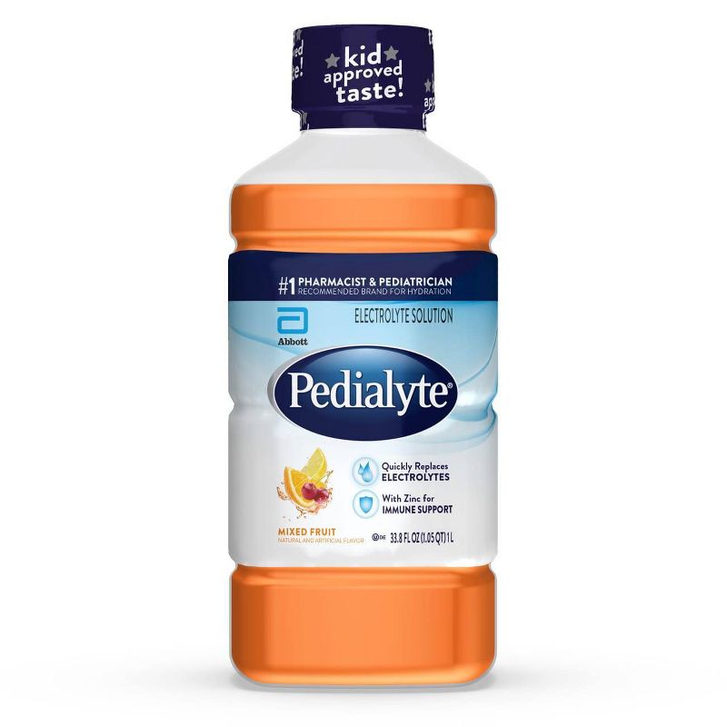 Pedialyte Electrolyte Solution Hydration Drink - Mixed Fruit - 33.8 fl oz, 1 of 10