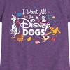 Girls' - Disney - Cats & Dogs Fitted Short Sleeve Graphic T-Shirt - 2 of 4
