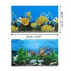 Unique Bargains Aquarium Fish Tank Background Poster Double-sided Fish Tank Background Decor Sticker 1pcs - 4 of 4
