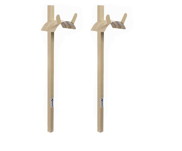 Liberty Garden 150 Inch Holding Steel Industrial Garden Hose Stand (2 Pack)
