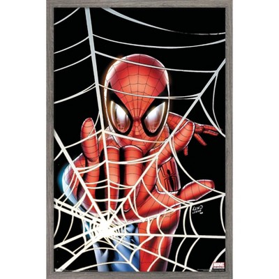 Trends International Marvel Comics - Spider-Man - Web Framed Wall Poster Prints