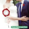 Unique Bargains Ribbon Alloy Multipurpose Use Durable Flower Lapel Pin 3.5 x 1.38 Inch  24 Pcs - 4 of 4