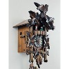One Day Musical Cuckoo Clock – 14" Dancers, Five Hand-carved Maple Leaves & One Bird – Traditional Design By River City Clocks - 4 of 4