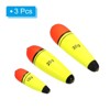 Unique Bargains Variety of Functions Smooth Metal Round Holes Fishing Slip Bobbers 3 Pcs - 3 of 4