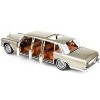 1963-1981 Mercedes Benz 600 Pullman (W100) Limousine with Sunroof Champagne Gold 1/18 Diecast Model Car by CMC - image 2 of 4