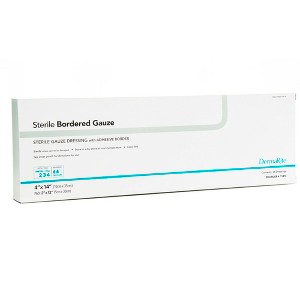 DermaRite Bordered Gauze Adhesive Wound Dressing - 1 of 1