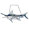 Chloe Lighting Swordfish Animal-Style Stained Glass Window Panel 16" Wide - 3 of 4