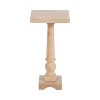 Kate and Laurel Butterfield Pedestal Wood Side Table - 4 of 4