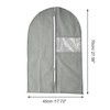Unique Bargains Dustproof Transparent Window Garment Bag 3 Pcs - 4 of 4
