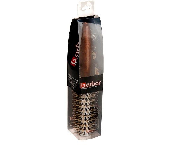 Barbar Wood Boar Bristle Round Brush - 22mm