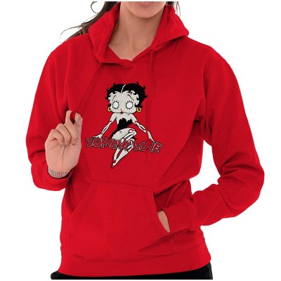 Betty Boop Zombie Love Attitude Hoodie Sweatshirt Women Brisco Brands