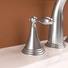 PAGED Bathroom Sink Faucet 2 Handle Widespread Sink Faucet with Pop Up Drain and 2 Water Supply Lines, Faucet for Bathroom Sink - 3 of 4