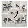 GDFStudio DuBois Modern Metal and Faux Leather Upholstered Dining Chair(Set of 2) - 4 of 4