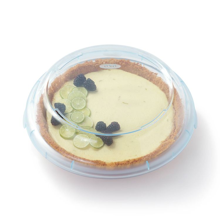 OXO Glass Deep Dish Pie Plate with Lid: Round Pie Pan & Carrier, Dishwasher-Safe, 44.8 Volume Capacity, 4 of 5