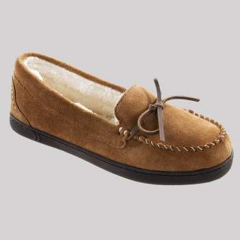 Isotoner Women's Genuine Suede Moccasin Slippers