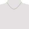 Black Bow Jewelry 1.6mm, 14k Yellow Gold Solid Link Cable Chain Necklace - 2 of 4