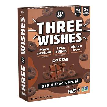 Three Wishes Cocoa Cereal - 8.6oz