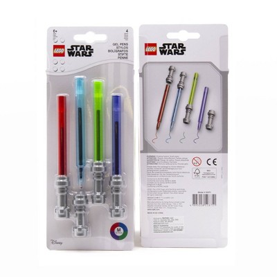 4pk LEGO Star Wars Lightsaber Gel Pens 0.7mm