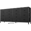 63" 14-Drawer Fabric Dresser with Power Outlet - for Bedroom & Living Room, Modern Storage Cabinet with USB Charging Station - 4 of 4