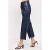 Women's Cropped Faux Leather Pants - Fate - 3 of 4