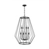 Capital Lighting Corey 8 - Light Chandelier in  Matte Black - 4 of 4