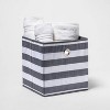 11 Fabric Cube Storage Bin Cream - Room Essentials™