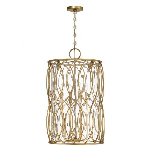 Savoy House Snowden 8 - Light Pendant in  Burnished Brass - 1 of 1