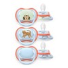 Philips Avent Ultra Air Pacifiers 6-18m - Leopard/Sleeping Tiger Day+Night - 3pk - 3 of 4