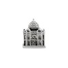 Black Bow Jewelry Antiqued Sterling Silver 3D Taj Mahal Bead Charm - 2 of 4
