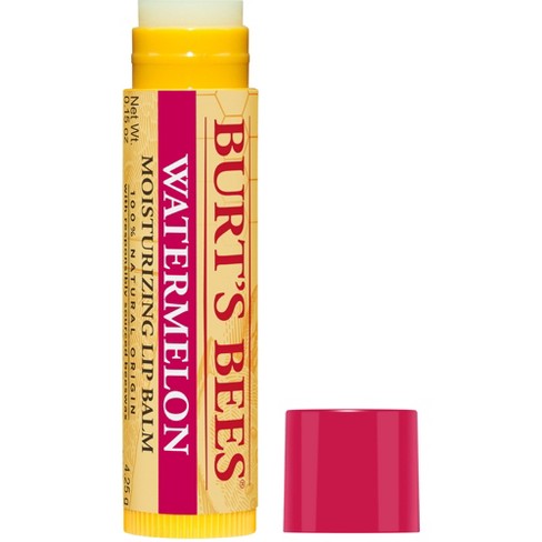 Burts Bees 100% Natural Moisturizing Lip Balm with Beeswax, Coconut and  Pear, 0.15 Oz
