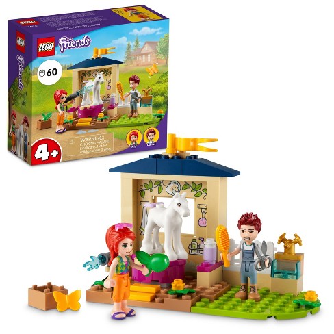 Calamity matchmaker trimme Lego Friends Pony-washing Stable Horse Toy Set 41696 : Target