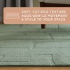 TOWN & COUNTRY EVERYDAY Rae Abstract Organic Soft Felt Everwash®, Machine Washable Area Rug with Non-Slip Backing, Abstract Rug, Sage Green, 1'7"x7'2" - 4 of 4