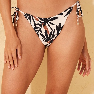 Women's Side-Tie Extra High Leg Cheeky Bikini Bottom - Shade & Shore™