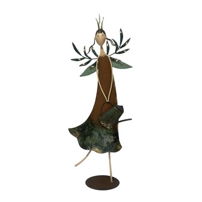 VIP Metal 29.5 in. Multicolor Flower Fairy Decor