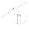 Unique Bargains Lamp and Lantern Water Cooling System Acrylic Rigid Round Pipe Clear 10" - 2 of 4