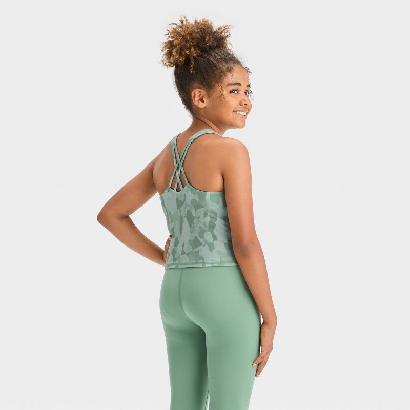 Girls&#39; Cropped Tank Top - All In Motion™, 3 of 5