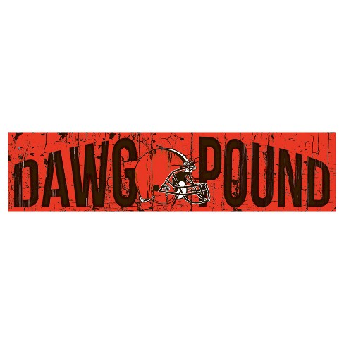 Cleveland Browns Dawg Pound Sign 