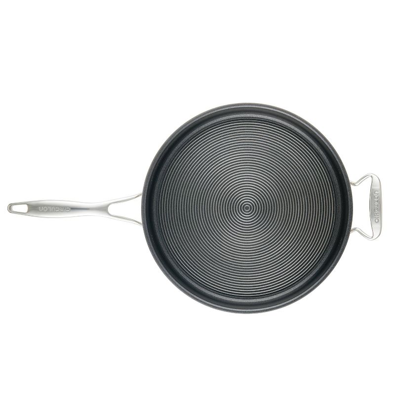 Circulon SteelShield C-Series 5qt Clad Tri-Ply Nonstick Saute Pan with Lid and Helper Handle, 5 of 7