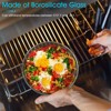 Itopfox Round Glass Casserole Dish with Lid, Borosilicate Oven Safe Bakeware for Cooking, Baking & Serving - 4 of 4