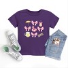 The Juniper Shop Coquette Beach Chart Youth Short Sleeve Tee - M - Purple - 4 of 4