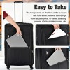 Lyngins 5-Piece Softside Luggage Set – 20" + 24" + 28" Spinner Suitcases with Wheels, Travel Duffel Bag & Toiletry Bag, Easy-Access Pockets - 4 of 4