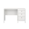 Tvilum, Madrid Home Office Writing Desk with 3 Storage Drawers, White - 2 of 3