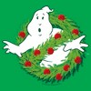 Juniors Womens Ghostbusters Christmas Wreath Logo T-Shirt - 2 of 4