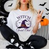 Simply Sage Market Women's Witch Social Club Purple Hat Short Sleeve Garment Dyed Tee - 2 of 4