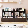 Whizmax 3-Tier Toy Storage Cabinet and Bookcase, Multi Shelf with Cubby Organizer Cabinet for Toys, for Children Playroom, Bedroom, Hallway - 3 of 4